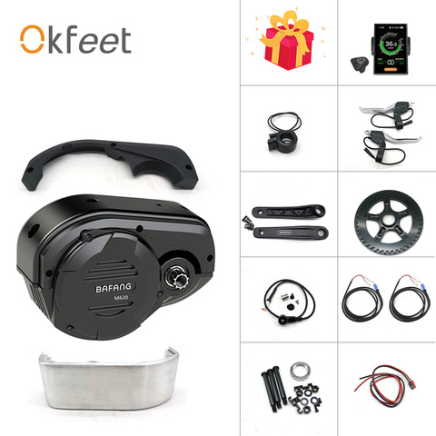 Okfeet Bafang G510 48V 1000W 8fun M620 Mediados de coche Kit de Motor E bicicleta de carga eléctrica Kit de conversión de bicicleta para ebike ► Foto 1/6