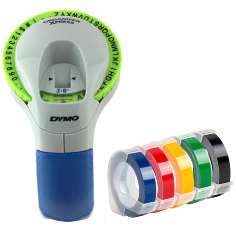 Dymo-impresora de etiquetas portátil, Manual con cinta de repujado 3D para Dymo Organizer Xpress, máquina para hacer etiquetas en relieve, 12965 ► Foto 1/6