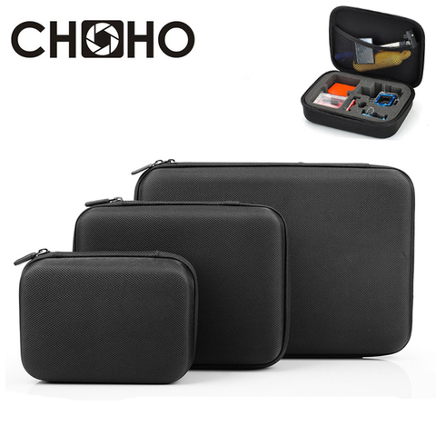 Portátil funda de transporte bolsa dura de la Cámara de Deportes de Anti-shock bolsa de almacenamiento para Gopro héroe 8 7 6 5 SJCAM DJI OSMO Cámara de Acción ► Foto 1/6