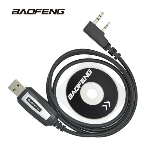 Cable de programación USB Baofeng UV-5R Cable de codificación de Walkie Talkie Cable de programa de puerto K para BF-888S UV-82 accesorios UV 5R ► Foto 1/5