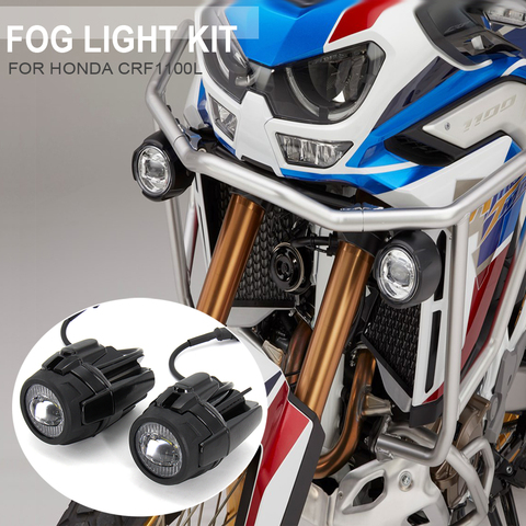 Luces antiniebla para motocicleta Honda CRF1100L CRF 1100L CRF1100 L, luz LED auxiliar doble de África, lámpara de conducción ► Foto 1/6