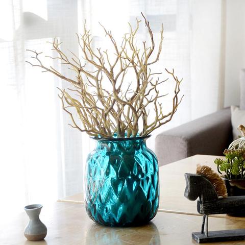 Rama de árbol de Plantas secas artificiales, decoración artística para el hogar, boda y oficina, 3 colores ► Foto 1/6