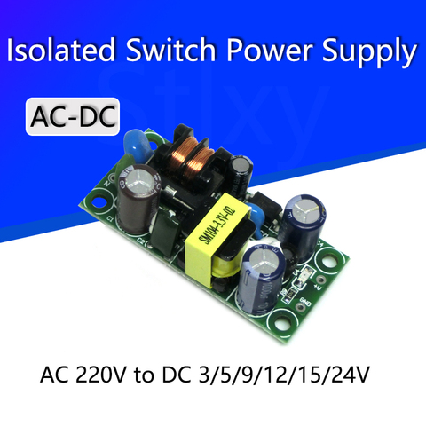 Módulo de fuente de alimentación de interruptor aislado de AC-DC, convertidor Buck, módulo de reducción de CA 220V a CC 3,3 V 4W 5V 9V 12V 15V 24V ► Foto 1/6