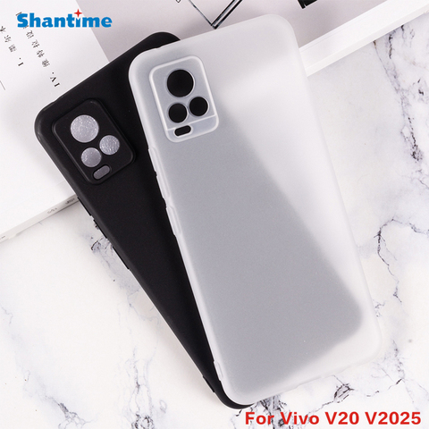 Para Vivo V20 V2025 Gel de silicona teléfono protector trasero Shell para Vivo V20 2022 suave TPU caso ► Foto 1/6