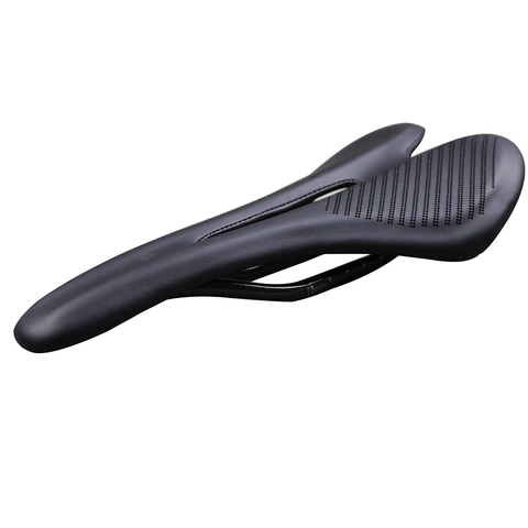 Sillín de fibra de carbono para bicicleta, asiento de cojines de cuero ligero, almohadillas de material de 139g, 3k, T800, MTB, novedad de 2022 ► Foto 1/6