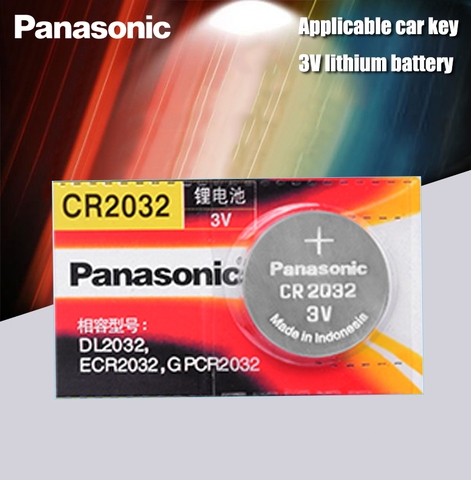 Batería de litio CR2032 de 3V - Botón CR2032 - Panasonic
