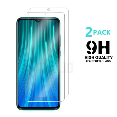 2 uds protectora de vidrio para Redmi Nota 8T 7 8 9s pro 8A 7A templado protector de pantalla de película de vidrio para xiaomi Redmi K30 Pro K30 9H HD ► Foto 1/6