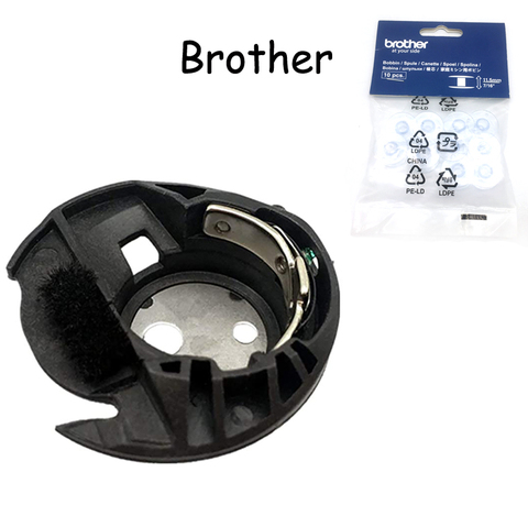 BROTHER-caja de bobinas XC3153351, para Brother BC2100,2300,2500, ES2000 y brother, 10 Uds. SFB XA5539-151(SA156) ► Foto 1/6