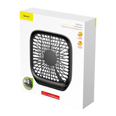 Mini ventilador portátil de tres velocidades para asiento de coche, 12V, U90C ► Foto 1/5