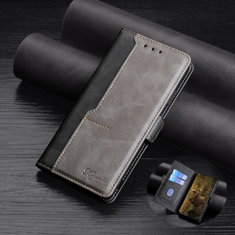 Funda de teléfono Honor 8X 8A 8 8c 7S 7X 7A 7 Lite, funda trasera de silicona de cuero para Huawei Honor 8S 8A 2022, funda con tapa, soporte magnético ► Foto 1/6