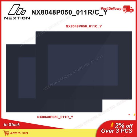Nextion-Módulo de Panel táctil capacitivo/resistivo, pantalla LCD-TFT HMI de 5,0 pulgadas, RGB, serie inteligente 65K con carcasa de Color, nuevo ► Foto 1/6