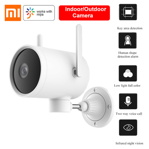 Xiaomi-cámara para exteriores con visión nocturna, gran angular de 270 grados Super, alarma de detección humanoide IA, cámara IP inteligente, WIFI de 1080P, antena Dual ► Foto 1/6