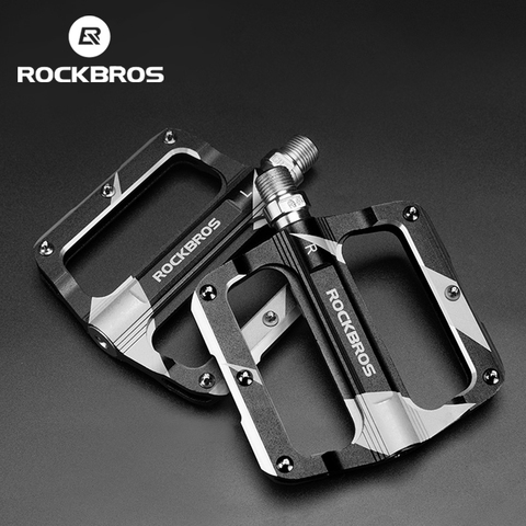 ROCKBROS-Pedales para bicicleta de montaña, de aleación de aluminio, antideslizantes, accesorios para bicicleta ► Foto 1/6