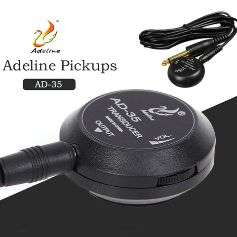 Adeline AD-35 Mini amplificador de recogida transductor palo piezopastilla para guitarra acústica y ukelele violín violonchelo Banjo guitarra partes ► Foto 1/6