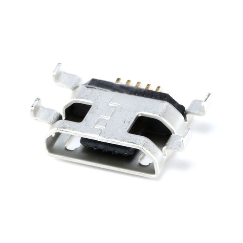 10 Uds 0,8mm usb micro 5pin B Tipo hembra conector para teléfono móvil Mini USB Jack conector 5pin enchufe de carga de cuatro pies ► Foto 1/4