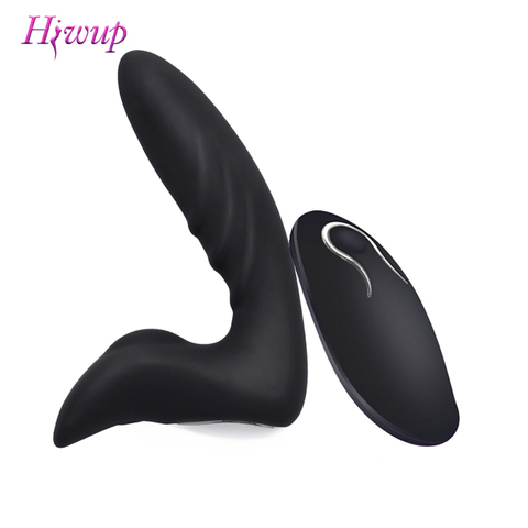 Juguetes sexuales de silicona para hombres, vibrador masajeador de próstata con tapón anal resistente al agua, con 10 motores y potentes patrones de estimulación, para placer adultos ► Foto 1/6