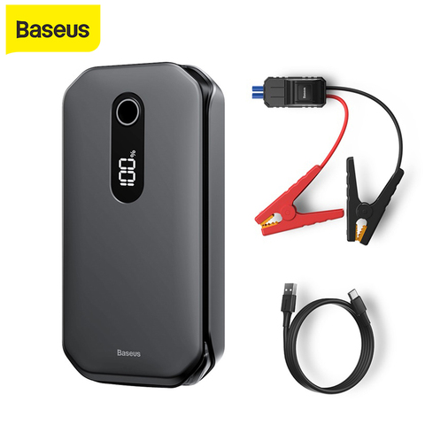 Baseus-arrancador de batería de coche, dispositivo de arranque Booster de batería de emergencia, 12000mAh, 1000A, para elevador de coche de 3,5l/6L ► Foto 1/6