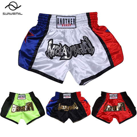 Pantalones de boxeo para hombre, pantalones cortos de Kickboxing, Tiger Muay Thai, ropa de Sanda para adultos y niños, bañadores deportivos baratos MMA Grappling XXXL ► Foto 1/6