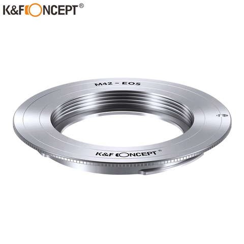 K & F CONCEPT-anillo adaptador de montura de Metal para objetivo M42 a EOS, montaje de tornillo para Canon EOS, Cuerpo de Cámara ► Foto 1/6