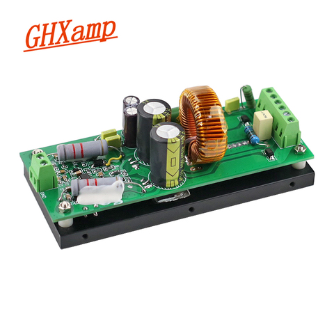 GHXAMP-Placa de amplificador de Audio Digital de alta potencia, amplificador Mono clase D de tamaño pequeño con disipador de calor de aluminio Dual 80V, 800W, IRS2092 ► Foto 1/6