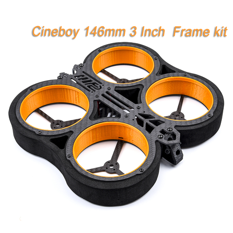 Cineboy 146mm de 3 pulgadas 20x20mm 30,5x30,5mm Cinewhoop Whoop armazón de UAV Kit para RC Drone FPV Racing RC Quadcopter de piezas de control remoto ► Foto 1/6