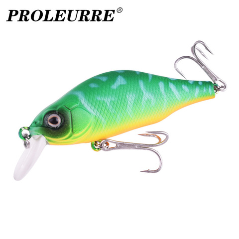 1 Uds Pesca Minnow duro atrae 8cm 9g con sistema magnético flotante cebo Artificial de Wobbler bajo Pike Pesca anzuelo triple abordar ► Foto 1/6