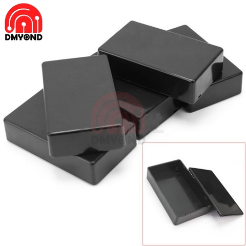 DIY Pequeña Negro Shell alambre cajas de plástico Caja de proyectos electrónicos carcasa instrumento 100x60x25mm ► Foto 1/6