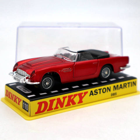 1/43 Atlas Dinky toys 110 para Aston Martin modelos de fundición roja colección de Auto regalo para el coche ► Foto 1/1