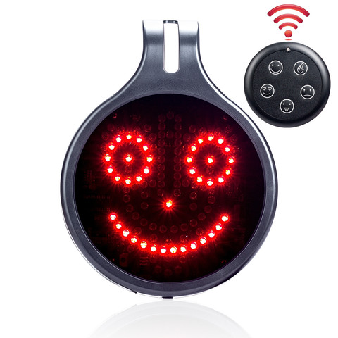 Indicador LED de 12v para coche, 5 señales de expresión, Control remoto IR, pantalla LED, tablero de expresión de ventana trasera ► Foto 1/6
