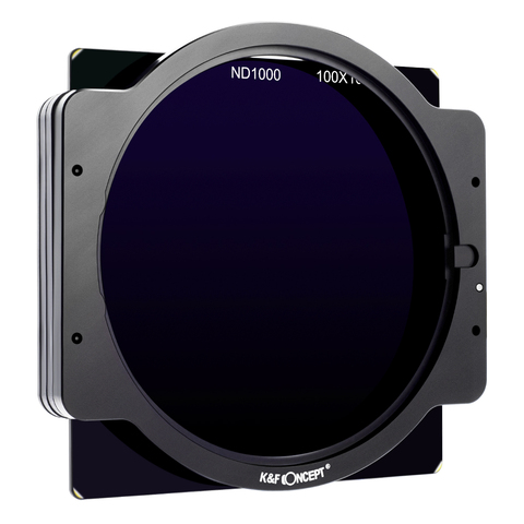 K & F Concept-Soporte de adaptador de filtro cuadrado de Metal y aluminio, 100mm, puede instalar 2 filtros cuadrados para adaptador de 49/52/58/62/67/72/77/82mm ► Foto 1/6