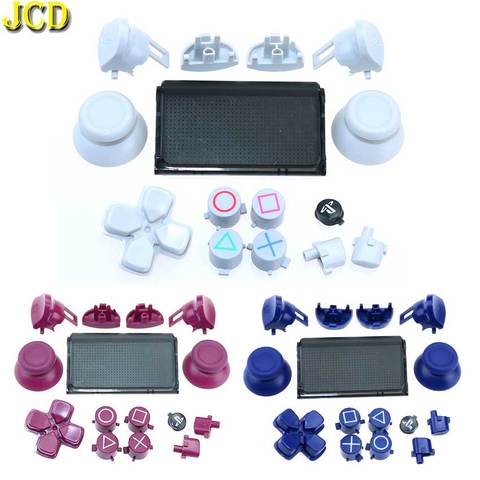 JCD-juego completo de Joysticks R1, L1, R2, L2, Dpad, tecla de dirección, ABXY, botones de disparo para mando PS4 Pro Slim JDS 040 JDS-040 ► Foto 1/5