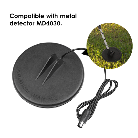 Bobina de búsqueda de 6,5 pulgadas impermeable, bobina de búsqueda de pepitas de oro sumergibles redondas, Compatible con Detector de Metal MD4030 ► Foto 1/6