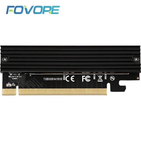 M.2 a pcie x16 Tarjeta de adaptador PCI-e a m 2 adaptador de conversión NVMe SSD adaptador m2 M interfaz clave PCI Express 3,0x4 tamaño 2230-2280 ► Foto 1/6