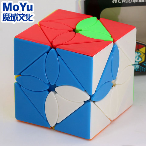 Cubo mágico puzle MoYu MeiLong, cubo oblicuo de hoja de arce FengYe, forma especial profesional, cubo educativo, juguetes de juego de inteligencia ► Foto 1/6