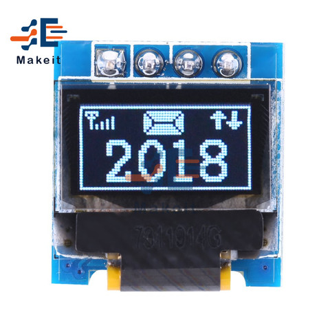 Módulo de pantalla OLED de 0,49 pulgadas y 0,49 pulgadas, 64x32, IIC I2C, SSD1306, Chip de Control, blanco, Super brillante, placa de pantalla LED para Arduino AVR STM32 ► Foto 1/6