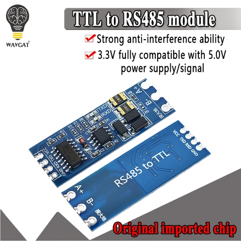 Módulo TTL Turn To RS485, módulo de Control de flujo automático, nivel UART Serial, módulo de suministro de convertidor de electricidad mutuo, 3,3 V, 5V ► Foto 1/6
