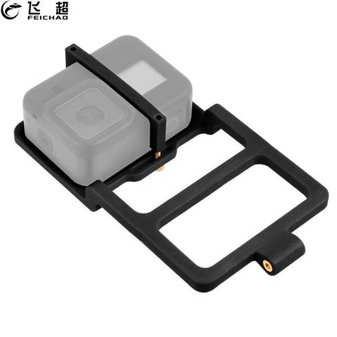 Placa del interruptor para cámara de acción, adaptador de montaje de plástico para cardán de mano, M3 agujeros, para GoPro Hero 9, Insta360, para DJI Osmo Mobile 4, OM4 ► Foto 1/1