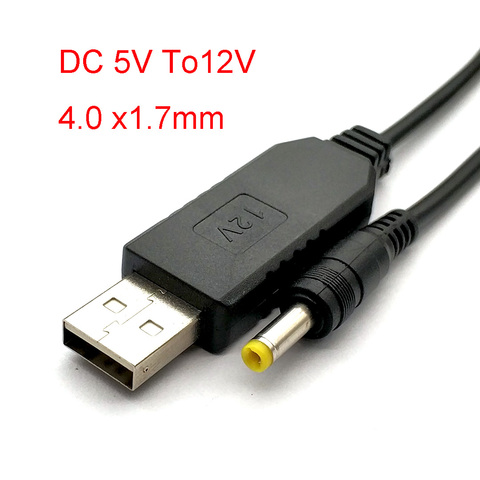 Cable de aumento de potencia USB, 5V de CC a 12V, módulo de aumento, Cable Adaptador convertidor USB, enchufe de 1,7x4,0mm ► Foto 1/4