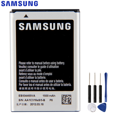 SAMSUNG batería Original EB504465VU para SCH-W799 W609 i8910 / U i6410 i5700 i5800 i5801 i8320 i8700 GT-S8500 S8530 B6520 B7300C ► Foto 1/6