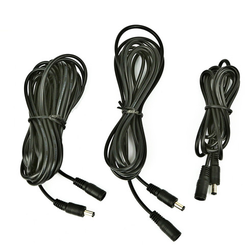 Conector de alimentación de CC con cable de extensión, adaptador hembra y macho de 5,5X2,1mm, 1 m, 2m, 3m, 5M, 10M, gran oferta ► Foto 1/3