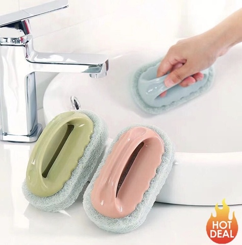 Cepillo de baño de descontaminación fuerte, borrador de esponja mágico, limpieza de esponjas para limpieza de cocina y baño, herramientas ► Foto 1/6