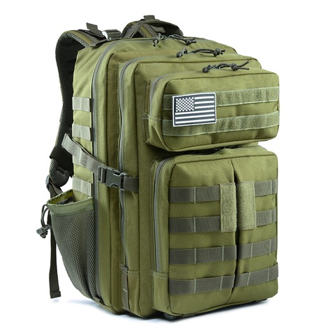 Mochila táctica militar para hombre, resistente al agua, de 45l, para viaje al aire libre, de asalto, Camuflaje militar, 3P ► Foto 1/6