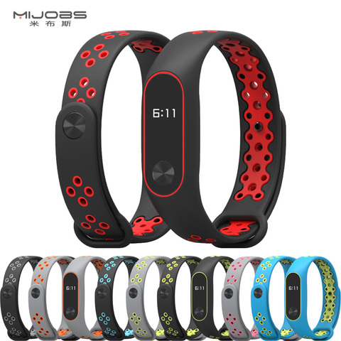 Correa de silicona para Xiaomi Mi Band 2, correa de silicona para relojes inteligentes Mi Band 2, accesorios de pulsera inteligente Mi Band 2 ► Foto 1/6