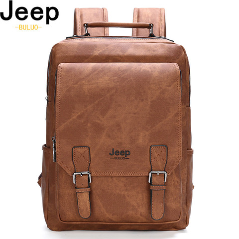 JEEP BULUO-Mochila para ordenador portátil de 15,6 