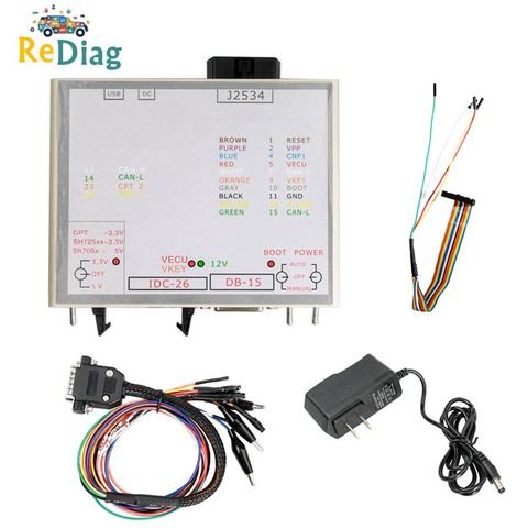 Caja de energía para JTAG, dispositivo con adaptadores completos, funciona con ECU Openport J2534 ► Foto 1/6