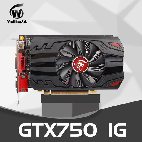 Tarjeta gráfica Original GTX 750, 1GB, 128Bit, GDDR5, para nVIDIA Geforce GTX750, Dvi, VGA, más fuerte que HD6450, 2GB,650 ► Foto 1/6