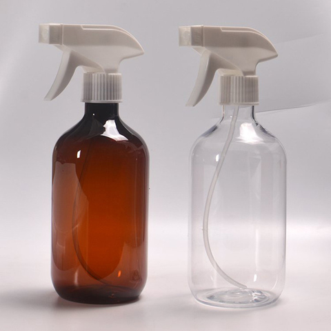 1 unidad de botellas de Spray de 300ml/500ml, botella recargable Multicolor de plástico de Sub-embotellado, contenedor vacío, tapa abatible, herramienta de maquillaje ► Foto 1/6