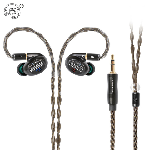 LZ-auriculares internos con controlador de cerámica piezoeléctrico, audífonos internos con interruptor de ajuste reemplazable, HIFI, IEM, MMCX, A6, 1 dinámico + 4BA + 2, 7 unidades ► Foto 1/6