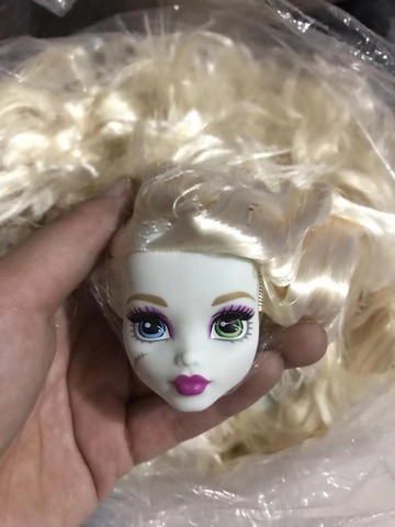 Cabeza de juguete de muñeca de maquillaje para niñas, cabeza de muñeca de maquillaje, regalo de cumpleaños, cabezales originales de colección poco común ► Foto 1/6