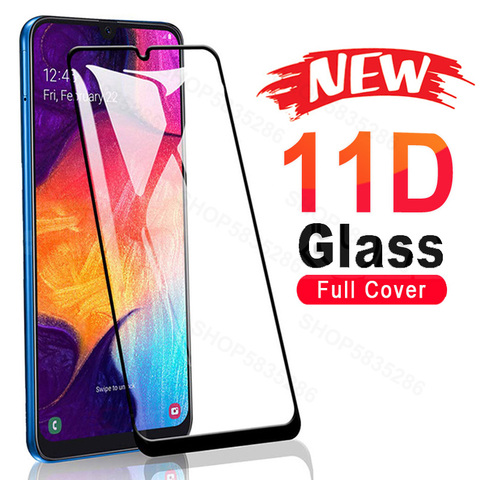 11D de vidrio templado para Samsung Galaxy A01 Core A11 A21 A31 A41 A51 A71 Protector de pantalla M11 M21 M31 M51 A12 A42 protectora de vidrio ► Foto 1/6